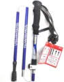 Cleye 5-teiliger faltbarer Trekkingstock blaue Aluminium Outdoor Wanderstock Variante - Blau