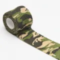 Camouflage Cohesive Elastic Bandage Non-Woven Self-Adherent Wrap for Sports and Pets - Camouflage
