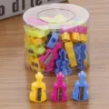 Violin-shaped mini manual pencil sharpener in candy colors with clear storage jar gift set - Violin - Q