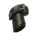 Ersatzteil Aussenverriegelung fuer Trekkingstöcke, robustes Kunststoff-Metall-Design. - Schräge Endkappen 18-16 mm / Schwarz