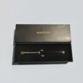 Hero black and gold metal rollerball signature pen in a gift box, business office style. - H1 Gift Box Set