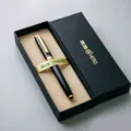 HERO Yipin 777 Metal Rollerball Pen Black and Gold Business Gift Pen with Gift Box - Black Laque Single Pen Gift Box