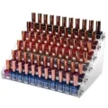 6-tier clear acrylic nail polish display stand for professional salon desk storage - 6-Tier / 31cm Width