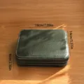 Scatola porta orologi in pelle nera vintage con dimensioni esterne di 18x14x6 cm per il viaggio - 4 Slot / Nero