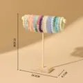 Schmuckständer aus Naturholz in T-Form mit den Maßen 27,5 x 24,5 x 6,1 cm im Detail - 27.5x24.5x6.1cm / Naturholz Groß