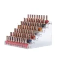6-tier clear acrylic nail polish display rack and desktop cosmetic storage organizer stand - 7-Tier / 31cm Width
