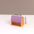 Supporto per orologi e gioielli in velluto viola con cornice dorata, largo 9,5 cm - Viola
