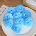 Blaue künstliche Nelken Blumenköpfe für DIY Handwerk, Heimdekoration und Blumenarrangements. - Blau