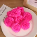 Künstliche kleine Nelken Blüten rosa Seidenblumen DIY Dekoration Handwerk Blumenbedarf - Fuchsia