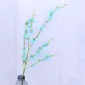 Blau künstliche tanzende Orchideen Blumen Strauß Deko für Wohnzimmer Tisch Ornamente. - Blau
