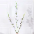 Künstliche tanzende Orchidee Seidenblumen Strauß für Heimhochzeit Dekoration Wohnzimmer Tisch. - Weiß