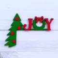 Christmas wooden door frame decoration holiday hanging sign festive home party wall art ornament - Christmas Tree