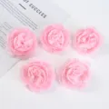 Pink artificial peony flower heads variant, perfect for wedding decor and gift box filling. - Pink