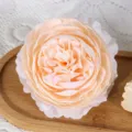 Artificial ranunculus flower head peach pink peony for wedding home party decor 1pcs - Champagne