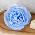Blauwe kunstmatige ranonkel bloemhoofd nep pioenroos voor thuis bruiloft decoratie arrangement - Blauw