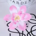 Kunststof Orchidee Bloemenhoofd Roze Witte Nep Phalaenopsis voor DIY Huwelijk Krans - Roze