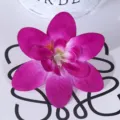 Künstlicher Orchideenblütenkopf für Hochzeitsgirlande Corsage DIY Geschenkschachtel - Lila