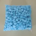 Teste di rose in schiuma artificiale blu, confezione sfusa da 3.5cm per fai da te matrimonio - Blu