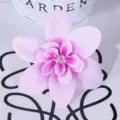 Künstlicher lilafarbener Orchideenblütenkopf für DIY Hochzeitsgirlanden Geschenkkarton - Hellviolett