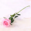 Einzelner künstlicher rosa Rosenblütenzweig nep Blumenstrauß für Heim und feest dekoration - Rosa