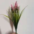 Artificial lavender flower bouquet pink plastic plant for home decor photography props. - Pink