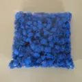 Teste di rose in schiuma PE blu 3,5 cm confezione sfusa festa matrimonio decoro - Blu Zaffiro