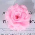 Artificial pink silk rose flower head for wedding decoration, DIY crafts and floral arrangements. - Pink