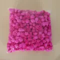 3.5cm Teste di Rosa in Schiuma PE Fiori Artificiali per Fai da Te Decorazione di Nozze - Rosso rosa