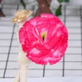 Kunstzijde Anjer Bloem Enkele Stengel Nep Bloem voor Moederdag Decoratie Festival - Dieproze