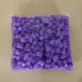 Teste di rose in schiuma PE viola, fiori finti per decorazione scatola regalo di nozze. - Viola