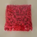 Teste di rose in schiuma PE rossa, fiori artificiali 3,5cm per decorazione matrimonio fai da te. - Rosso