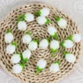 Künstliche weiße Blumenknospen Seidenrosenköpfe für DIY Handwerk Hochzeit Korsage Zubehör - Weiß