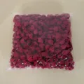 Teste di rose in schiuma artificiale 3.5cm rosso scuro bordeaux materiale decoro matrimonio DIY - Borgogna