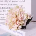 Artificial Hydrangea Flower Single Stem Pink Silk Floral Home Wedding Party Decor - Light Pink