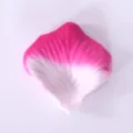 Pink And White Gradient Artificial Rose Petal Fabric Material Wedding Room Decoration - Purple Red & White