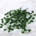 Artificial ivy vine greenery plant fake hanging leaves for home decor wall decoration. - Grape Leaf Wall Hanging
