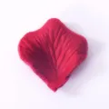 Red artificial rose petals for wedding decoration, non-woven fabric, single piece. - Burgundy