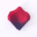 Artificial red rose petals for wedding decoration, romantic event party fabric floral decor. - Red and Black spots