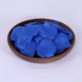 Blue artificial rose petals non-woven fabric decorative wedding party floral craft props - Dark Blue