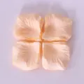 Variante de pétalos de rosa artificiales melocotón para decoración de boda fiesta 1000pcs - Champaña