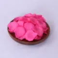 Artificial rose petals, pink fabric flower petals for wedding party decoration and celebration. - Rose Red
