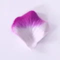 Artificial rose petals fabric purple white wedding bridal room decor scatter flowers - Purple and White