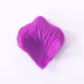 Purple non-woven artificial rose petals for wedding decoration and party table scatter. - Deep purple