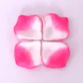 Künstliche Rosenblätter rosa weißer Verlauf 4 Stück Set für Hochzeitsantrag Party. - Rosa und Weiß