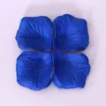 Blaue künstliche Rosenblüten für Hochzeitsdekoration, romantische Party Tisch Konfetti. - Dunkelblau