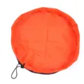 Extra large waterproof toy storage bag round portable beach organizer orange color durable - Small Diameter 0.5m / Orange