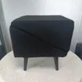 Split 2-in-1 pet stool and ramp for dogs and cats to easily access the sofa and bed black. - Regular Ramp Type / Black