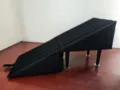 Split pet ramp and stairs for dogs and cats, dual-use furniture for home use, black. - Upgraded Ramp Type / Black