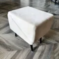 Split pet stool stairs two-in-one ramp for dogs and cats white upholstery metal legs - Upgraded Ramp Type / Khaki
