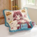 Jolie taie d'oreiller en gaze de coton dessin animé avec design bouffant en dentelle 1pc - Pack Unique (52x78cm) / Princesse